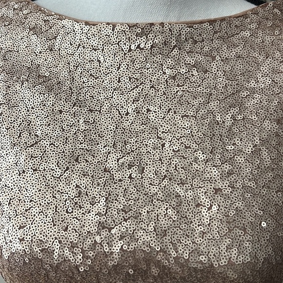 NWT, LULUS, Gold, Sequins, Low Scoop Back, Formal, Bridesmaids, Dress, S… - Picture 5 of 10